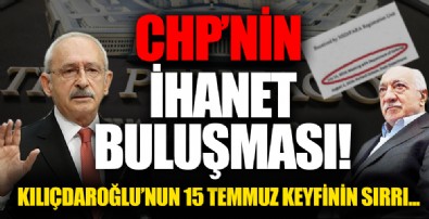 15 Temmuz hain darbe girişimi öncesi skandal buluşma! CHP 14 Temmuz'da Pentagon'da