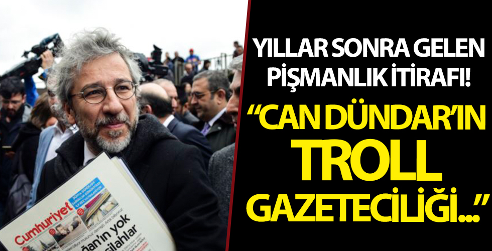 Cumhuriyet gazetesi, Can Dündar'ı troll olarak nitelendirdi
