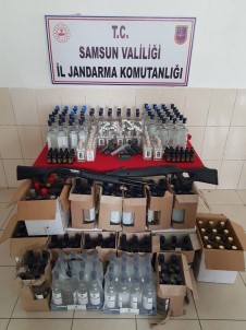 Jandarmadan Kaçak İçki Operasyonu
