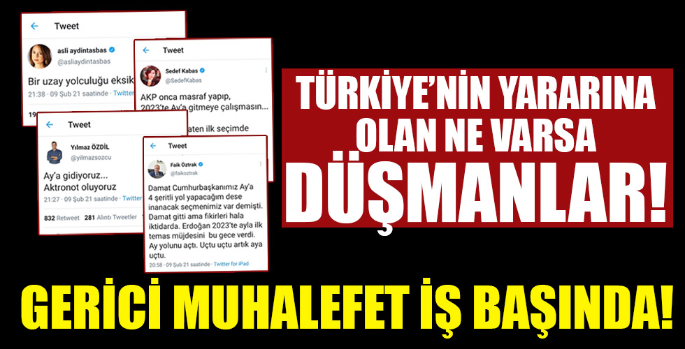 Türkiye'nin gerici muhalefeti iş başında!