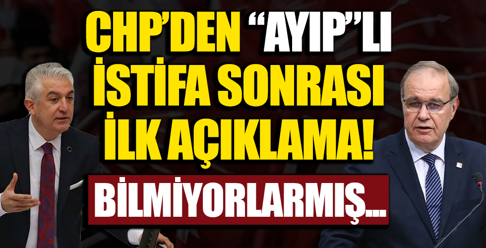 CHP'den Teoman Sancar'ın istifasıyla ilgili ilk açıklama: Bilmiyoruz