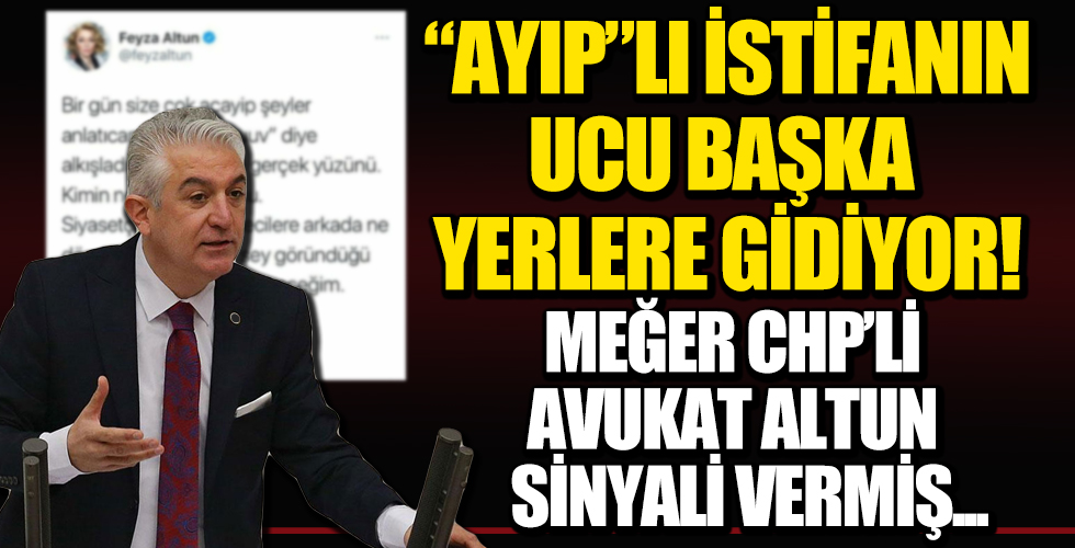 CHP'li Avukat Altun CHP'li Sancar'ın 'ayıp' nedenli istifasının sinyalini vermişti: Alkışladıklarınızın gerçek yüzünü göstereceğim