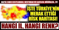 ORTAK AKIL - İşte Türkiye'nin risk haritası! Hangi il, hangi renk?