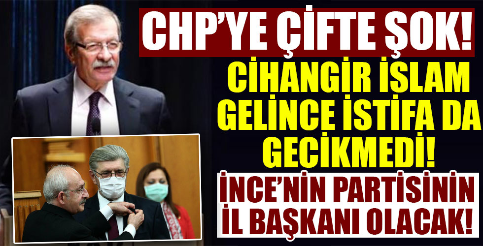 CHP'ye çifte şok! İnce'nin partisinden il başkanı olacak!