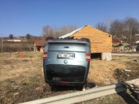 Takla Atan Kamyonetten Yaralı Kurtuldular