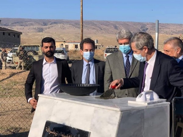 Fransa, Sincar'da 100 yataklı hastane temeli attı