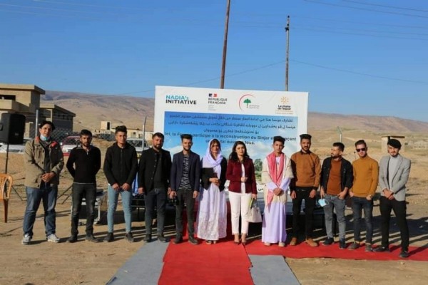 Fransa, Sincar'da 100 yataklı hastane temeli attı