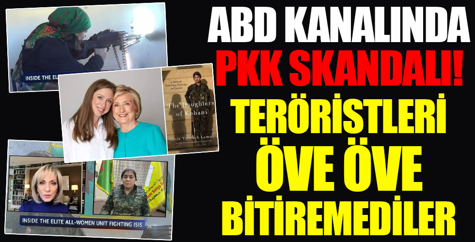 ABD kanalında PKK skandalı! YPJ'yi öve öve bitiremediler