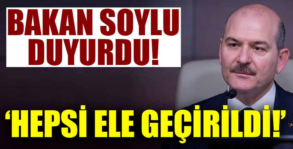 Bakan Soylu duyurdu: Terör örgütü PKK'ya uyuşturucu operasyonu!