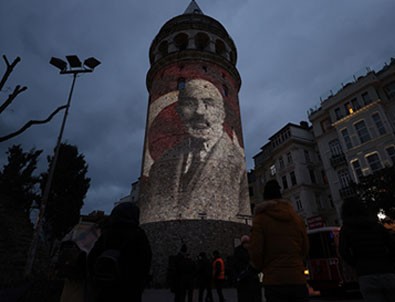 Galata Kulesi'nde görsel şölen!