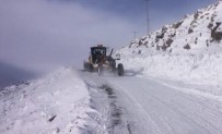 Iğdır'da Kar Yağışı 4 Köy Yolunu Ulaşıma Kapattı