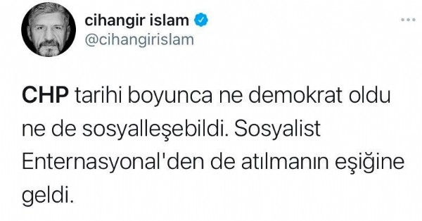 Cihangir İslam'ın CHP ve Kemal Kılıçdaroğlu'na hakaretleri ortaya saçıldı!