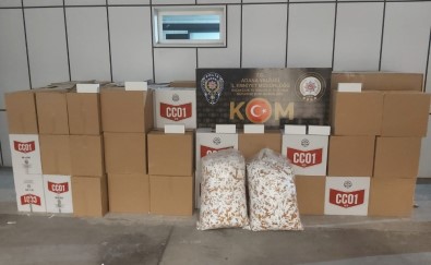 Adana'da 1 Milyon 220 Bin Kaçak Makaron Ele Geçirildi