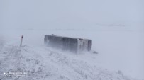 Ağrı'da Kar Ve Buzlanma Kazalara Neden Oldu Haberi