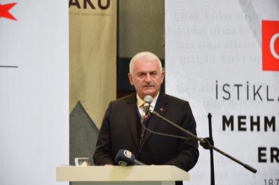 Binali Yıldırım İstiklal Marşı'nın 100. Yılı Ve Mehmet Akif Ersoy'u Anma Töreni'ne Katıldı