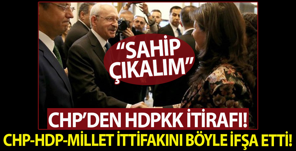 CHP'den HDP-PKK itirafı geldi: İtmememiz gerekiyor