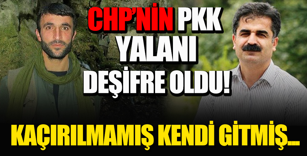CHP Tunceli Milletvekili Hüseyin Aygün'ün PKK yalanı: Kaçırılması mizansen çıktı!