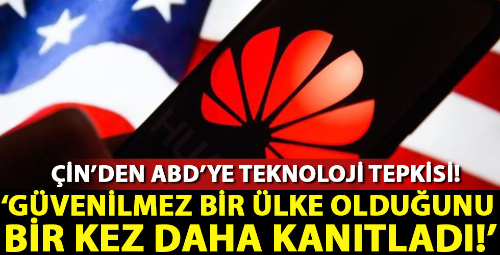 Çin'den ABD'ye teknoloji tepkisi!