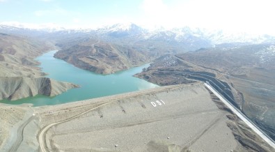 Elazığ Kanatlı Barajı'nda Su Seviyesi Bin 286 Kotuna Yükseldi