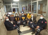 Koronadan Hayatını Kaybeden Çalışma Arkadaşlarına Başsağlığı Ziyareti