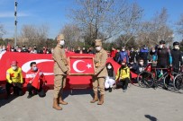 Kurtuluş Mücadelesi Verilen Toprakları 2 Yıl Boyunca Dolaşacak Türk Bayrağı Yola Çıktı Haberi