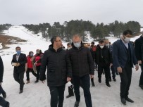 Bakan Kasapoğlu, Murat Dağı Termal Kayak Merkezi'ni Ziyaret Etti Haberi