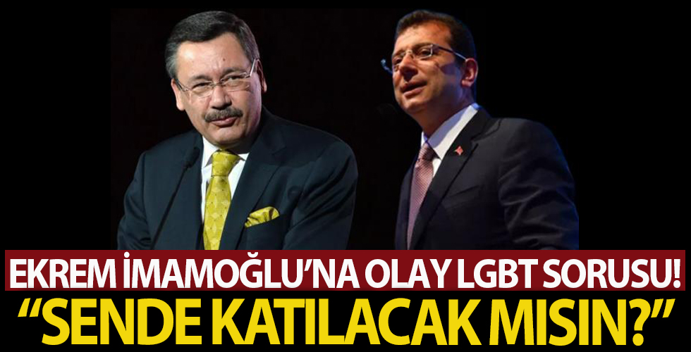 Ekrem İmamoğlu'na olay LGBT sorusu: Sen de katılacak mısın?