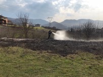 Bahçe Temizliği Sırasında Yangın Çıktı