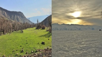 Hakkari'de İki Mevsim Bir Arada