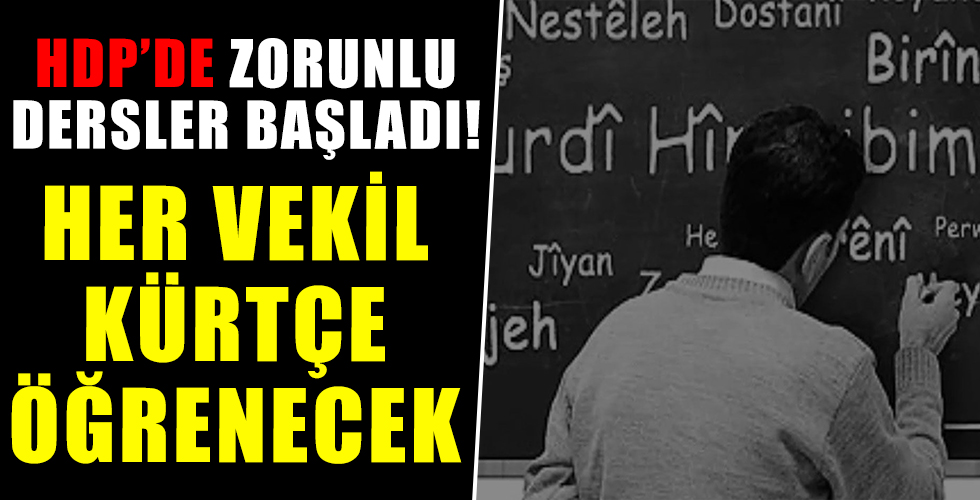 HDP Kürtçe'nin resmi dil olması için komisyon kurdu!
