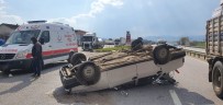 Susurluk'ta Trafik Kazası Açıklaması 1 Yaralı