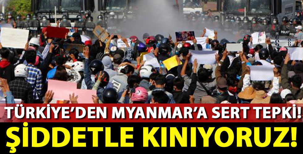 Türkiye'den Myanmar açıklaması!