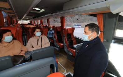 Vali Masatlı'dan Yolcu Otobüsü Ve Minibüslerde Koronavirüs Denetimi