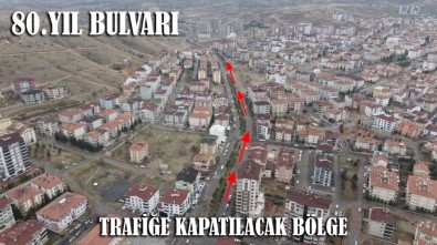 80.Yıl Bulvarında Altyapı Ve Sıcak Asfalt Çalışmaları Başlıyor