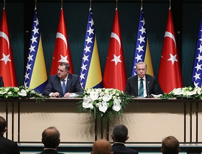 Başkan Erdoğan'dan önemli açıklamalar! Ankara'da Bosna Hersek zirvesi!