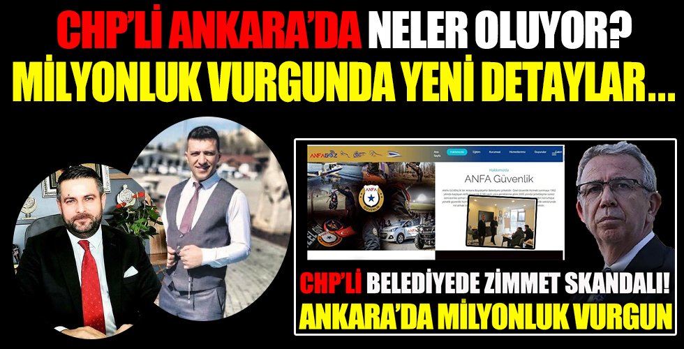 CHP'li Ankara'da milyonluk vurgun hakkında yeni detaylar! Skandalı banka müdürü ortaya çıkarmış