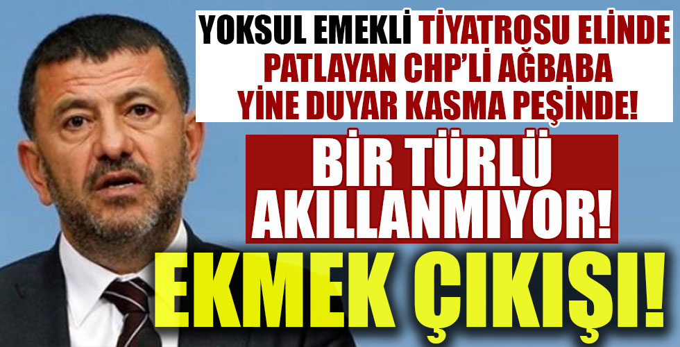 CHP'li Veli Ağbaba'dan yeni çıkış!