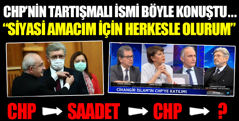 Cihangir İslam: Kimsenin cinsel tercihini eleştirmem