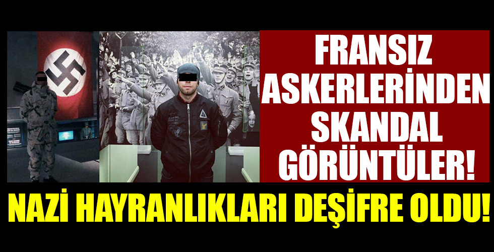 Fransız ordusunda skandal görüntüler!