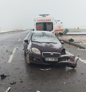 Kar Yağışı Kazaya Neden Oldu Açıklaması 4 Yaralı