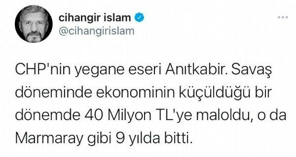 Faik Öztrak'tan Cihangir İslam açıklaması!