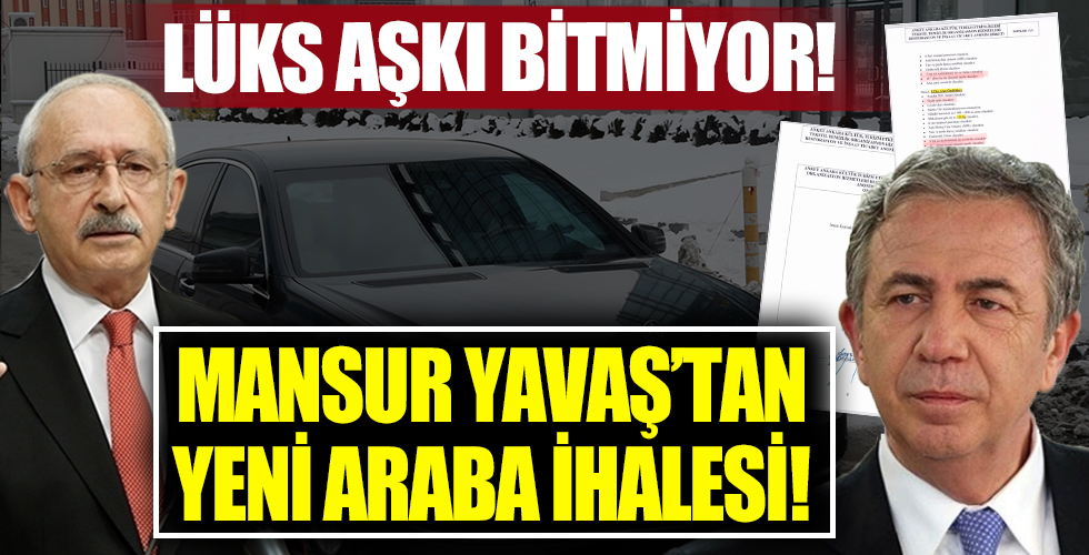 Ankara'da saltanat devam ediyor! Kiralık araçları eleştiren Mansur Yavaş yine araç ihalesine çıktı!
