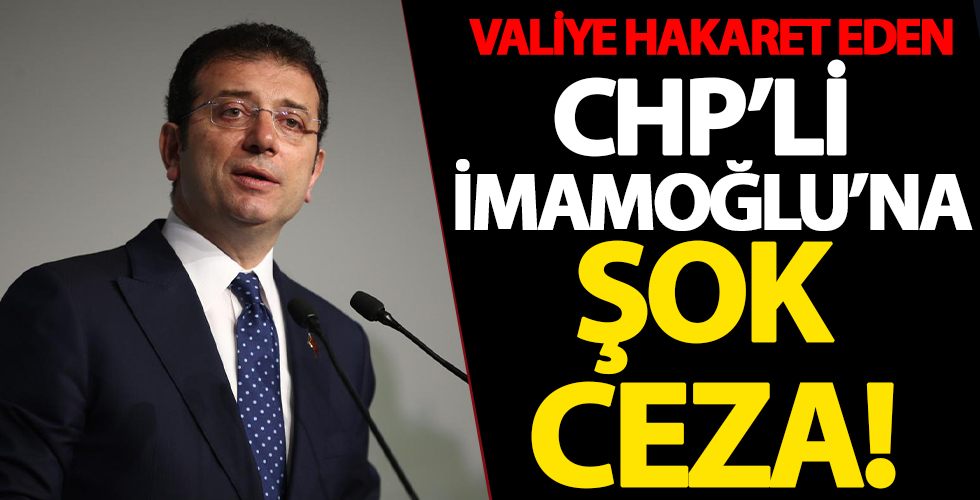 Eski Ordu Valisi Seddar Yavuz'a hakaret eden İBB Başkanı Ekrem İmamoğlu'na 7080 TL para cezası verildi