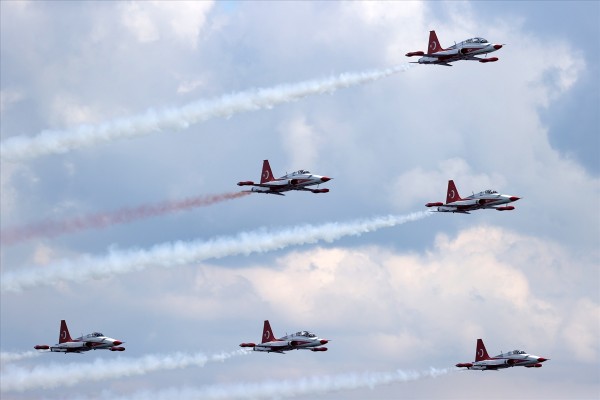 Çanakkale Zaferi'nin yıl dönümünde nefesleri kesen gösteri!