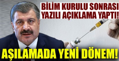 Bakan Koca duyurdu! Aşılamada yeni dönem!
