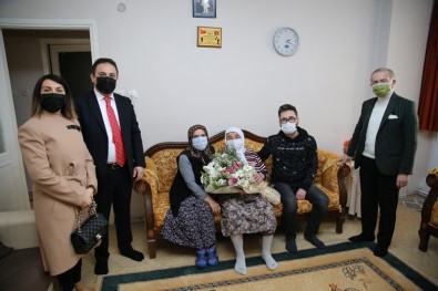 Başkan Aydıner'den Şehit Ailelerine Ziyaret