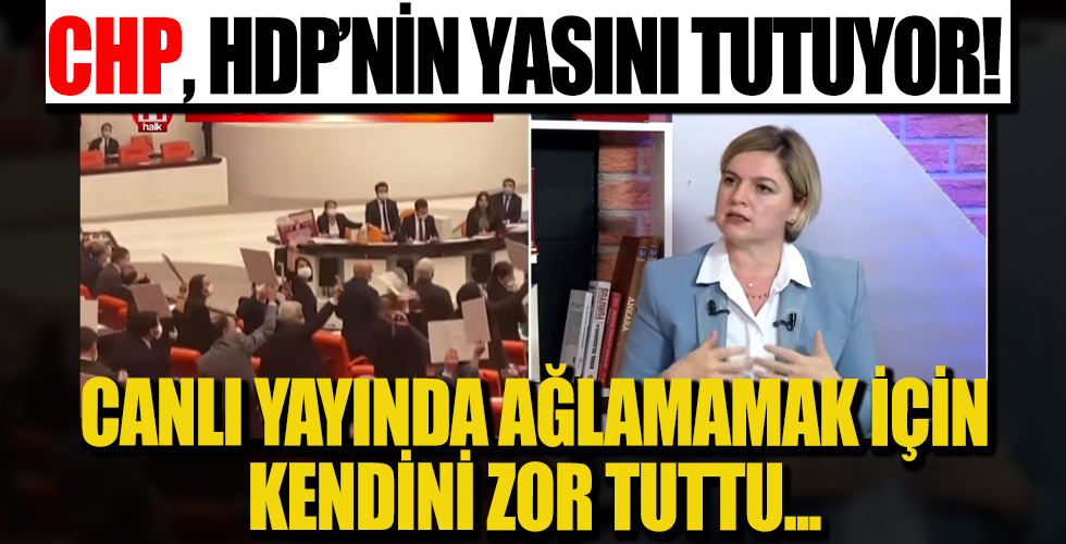 CHP'li Selin Sayek Böke'nin HDP'de yaşananlar sonrası ağlamaklı halleri