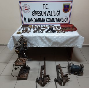 Giresun'da Kaçak Silah İmal Eden 3 Kişi Yakalandı