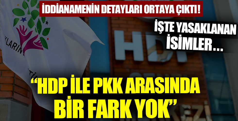 HDP'ye kapatma davasının detayları ortaya çıktı: Devletin bölünmez bütünlüğüne aykırı eylemlerin odağı haline geldi