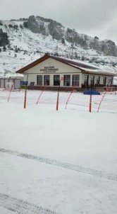 Karabük'te Yüksek Kesimler Beyaz Örtüye Büründü